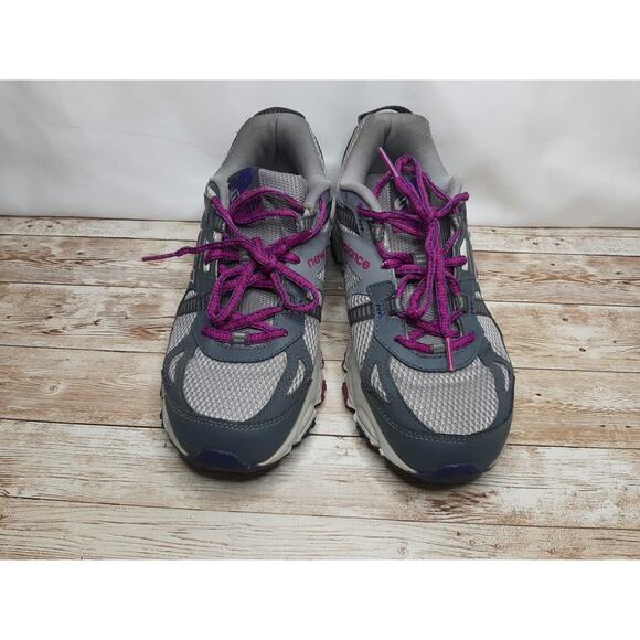 New Balance 410 v4 Womens Size 8.5 Running Trail Shoes Purple Gray WT410GP4 - Picture 2 of 11